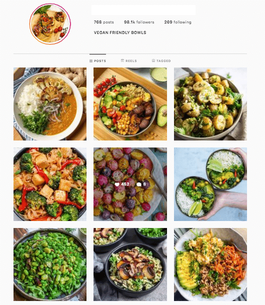 Healthy Food Instagram Account For Sale | SurgeGram IG Agency