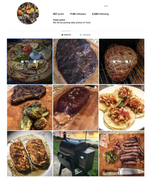 Food Instagram Account for Sale. Buy Instagram Account Now for your business, company or brand.